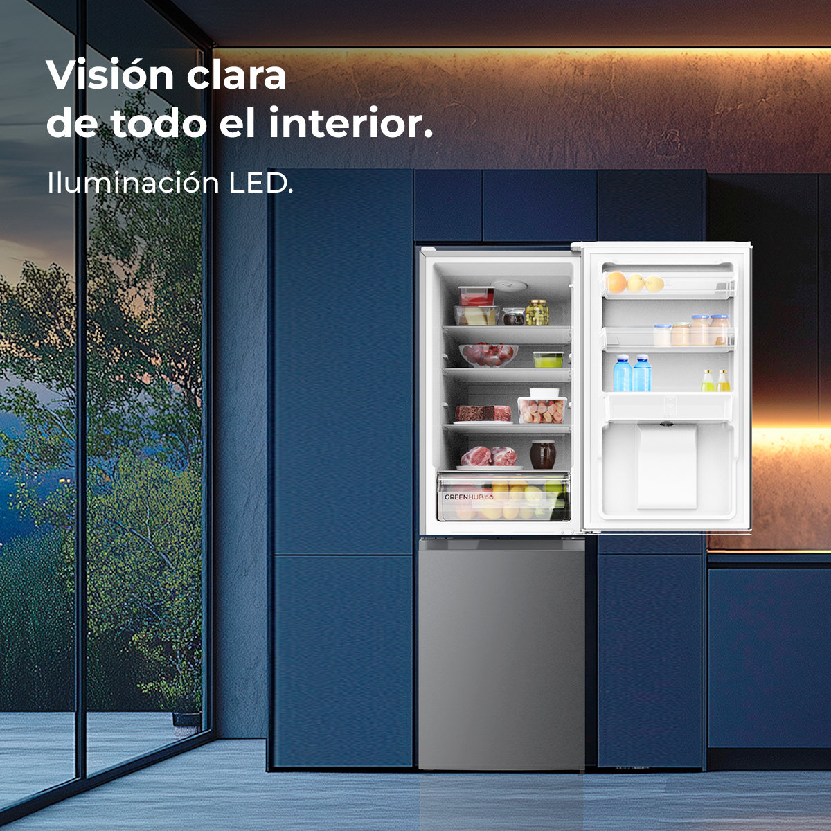 Bolero CoolMarket Combi 296 DF WD Dark | Envío, instalación y retirada RAEE gratis – foto detalle 4